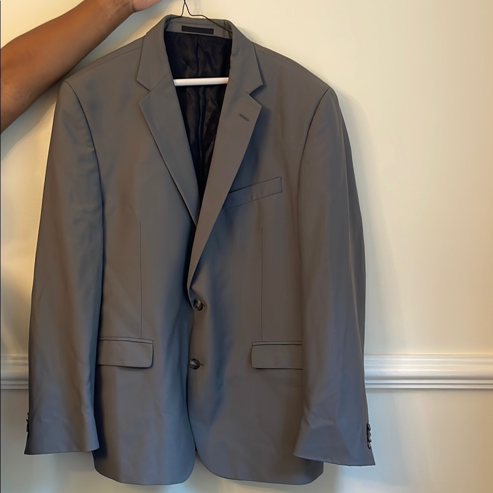 Kenneth Cole Gray Sport Coat with Notched Lapels